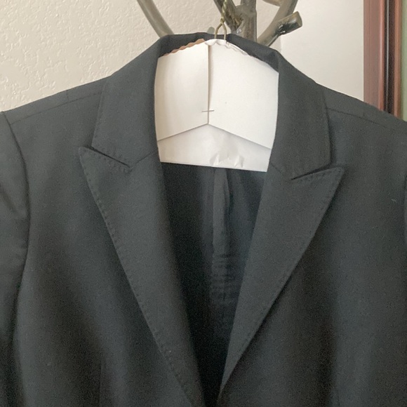 J Crew Wool Black Blazer Size Medium - Picture 2 of 10